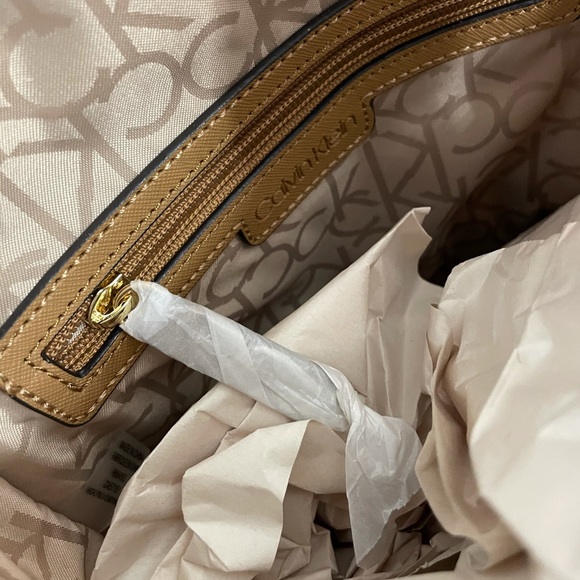 Calvin Klein backpack. Tan. Never used. With tags. - Picture 11 of 13